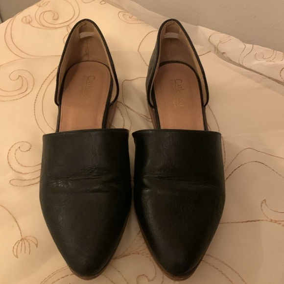 Catherine Malandrino Black Pointed Toe Alaney Shoes Size 6 - Picture 2 of 8